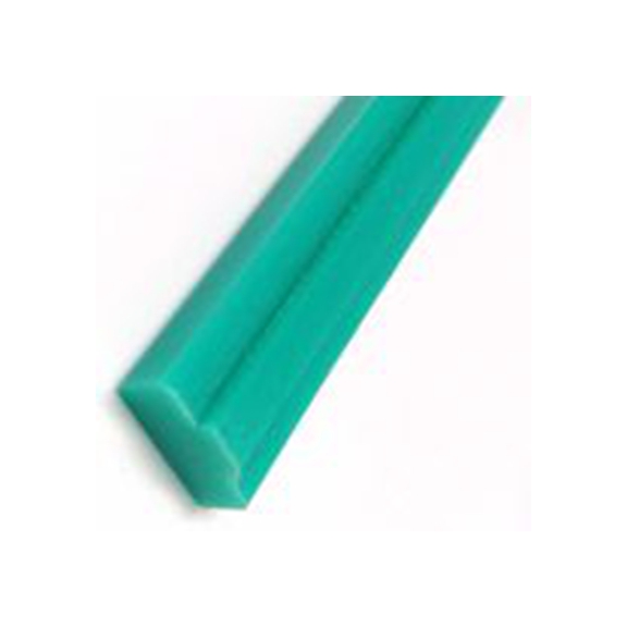 RS PRO,146-5475,06B 链条导轨, GR1., 聚乙烯制, 2 m x 15 mm x 10 mm, 绿色