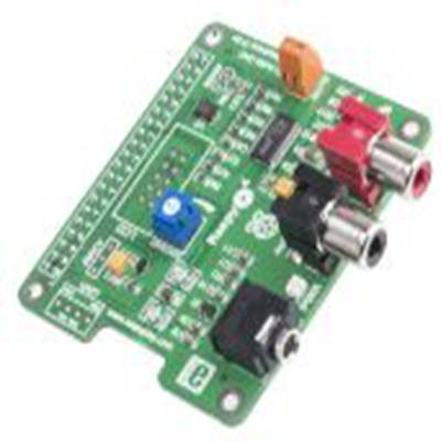MikroElektronika,MIKROE-1767,MikroElektronika 树莓派附加组件, RaspyPlay4 hifi 音频附加板、 Raspberry Pi