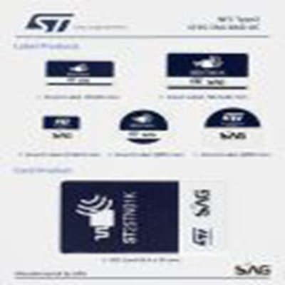 STMicroelectronics,ST25-TAG-BAG-AC,STMicroelectronics  ST25TN 系列 NFC 标签套件 无线 评估模块, NFC, ST25-TAG-BAG