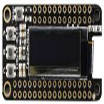 ADAFRUIT INDUSTRIES,2900,ADAFRUIT INDUSTRIES 1 in, 2900 OLED 显示器 附加板 显示电路板, OLED FeatherWing 128x32 