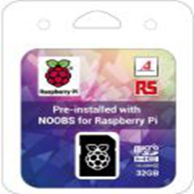 Raspberry Pi,NOOBS_32GB_Retail,Raspberry Pi 树莓派软件 32 GB, NOOBs系列, 10 类