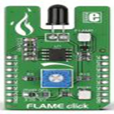 MikroElektronika,MIKROE-1820,MikroElektronika  Flame Click MikroBus Click 板, 火焰传感器, PT334-6B芯片