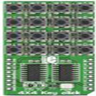 MikroElektronika,MIKROE-1889,MikroElektronika  4 x 4 键 MikroBus Click 板, 数字键盘用户界面
