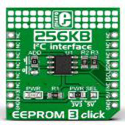 MikroElektronika,MIKROE-1989,MikroElektronika  EEPROM3 Click MIKROE-1989 开发板, AT24CM02芯片 EEPROM, 用于M