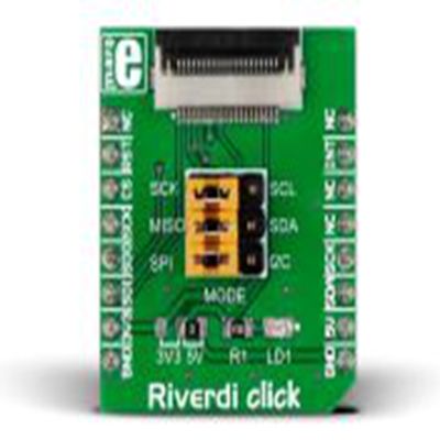 MikroElektronika,MIKROE-2100,MikroElektronika, MIKROE-2100 LCD 附加板 显示电路板, Riverdi Click zif20, FT8xx