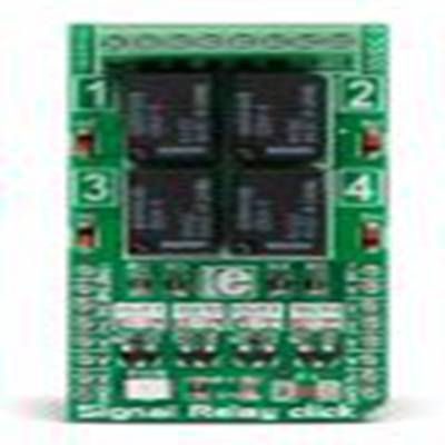 MikroElektronika,MIKROE-2154,MikroElektronika  信号继电器 Click, 继电器 Click 继电器 Click 板, GV5-1芯片, 用于开发警报装置
