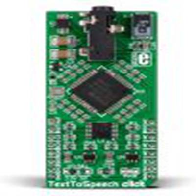 MikroElektronika,MIKROE-2253,MikroElektronika  模拟数字转换器/数字模拟转换器, MIKROE-2253 开发板, 文本转语音点阵 开发板, 用于开发Mi