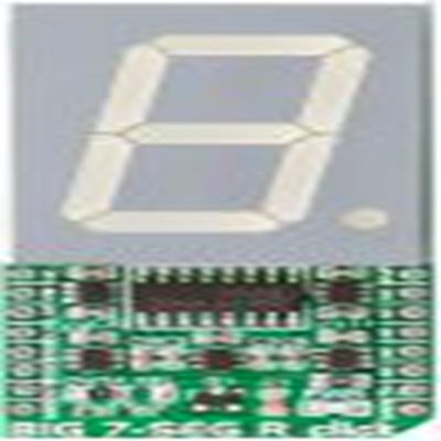 MikroElektronika,MIKROE-2269,MikroElektronika, MIKROE-2269 7 段显示屏 MikroBus Click 板 显示电路板, 大7段R键 SC10