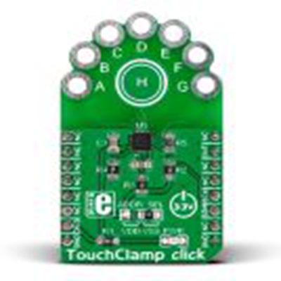 MikroElektronika,MIKROE-2294,MikroElektronika  TouchClamp MikroBus Click 板, 电容式触摸用户界面, TPL0501芯片