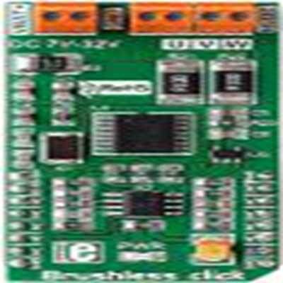 MikroElektronika,MIKROE-2441,MikroElektronika  无刷 Click, 电机控制器 MikroBus Click 板, TB6575FNG芯片, 用于开发汽车