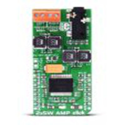 MikroElektronika,MIKROE-2477,MikroElektronika  开发板, MIKROE-2477, 2 x 5 W Amp键, 模拟音频放大器, 用于MikroBUS, 
