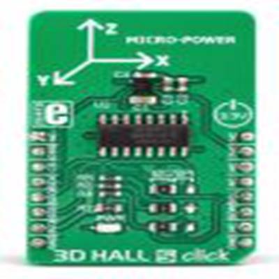 MikroElektronika,MIKROE-3197,MikroElektronika  3D Hall 5 Click 评估测试板