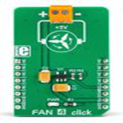 MikroElektronika,MIKROE-3200,MikroElektronika  风机4 Click Fan Click, LTC1695芯片