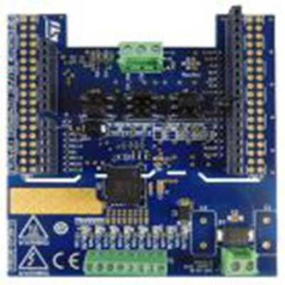 STMicroelectronics,X-NUCLEO-OUT02A1,STMicroelectronics  工业数字输出扩展板, 数字电源 评估测试板, ISO8200AQ芯片, 用于开发STM3