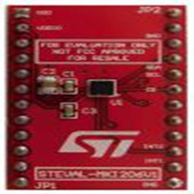 STMicroelectronics,STEVAL-MKI206V1,STMicroelectronics  AIS2DW12 适配器板 适配器板, AIS2DW12芯片, 用于标准 DIL 24 插