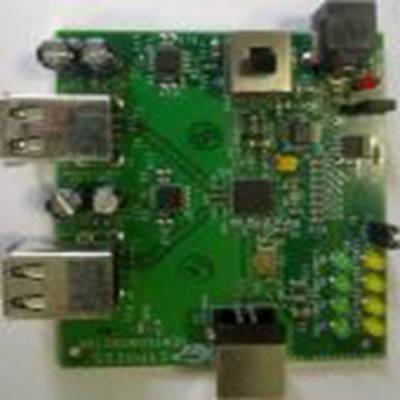 Infineon,CY4606,Infineon  高速低功耗 USB 2.0 兼容 4 端口集线器 参考板, HX2LP芯片, 用于开发固定功能、低功耗 4 端口 usb 2.0 集线器 24 MH