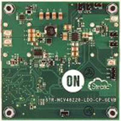 onsemi,STR-NCV48220-LDO-CP-GEVB,onsemi  Strata Enabled NCV48220 LDO 电荷泵评估板 评估测试板, NCV48220芯片, 用于开发st