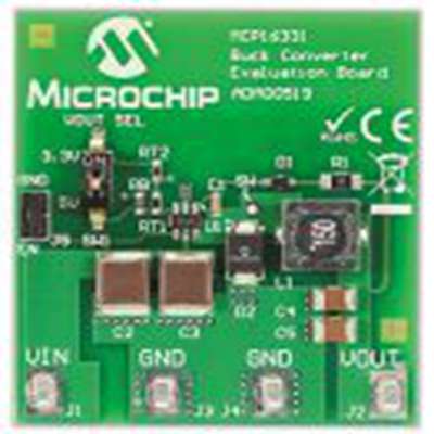 Microchip,ADM00519,Microchip  评估测试板, 降压转换器 评估测试板, MCP16331芯片