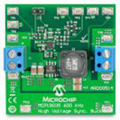 Microchip,ARD00514,Microchip  MCP19035, 降压转换器 评估测试板, MCP19035芯片