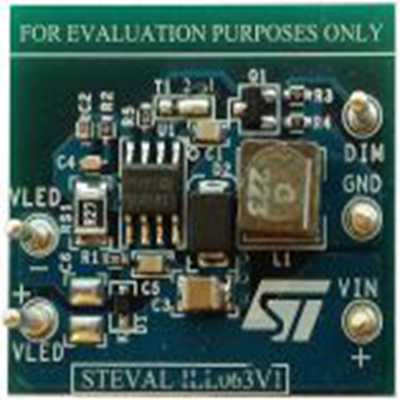 STMicroelectronics,STEVAL-ILL063V1,STMicroelectronics  LED驱动器, STEVAL-ILL063V1 评估测试板, 3 A LED 驱动器 LE
