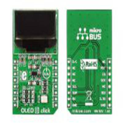 MikroElektronika,MIKROE-1650,MikroElektronika, MIKROE-1650 OLED 显示器 附加板 显示电路板, OLED B Click SSD1306,