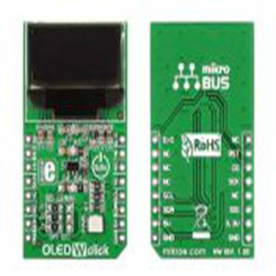 MikroElektronika,MIKROE-1649,MikroElektronika, MIKROE-1649 OLED 显示器 附加板 显示电路板, OLED W Click SSD1306