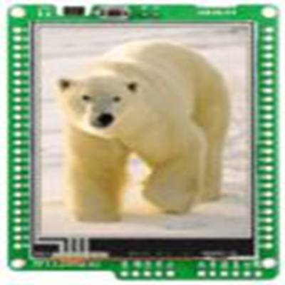 MikroElektronika,MIKROE-1160,MikroElektronika 2.8 in, MIKROE-1160 TFT 开发套件 显示电路板, 用于 PIC24EP 的 Mikro