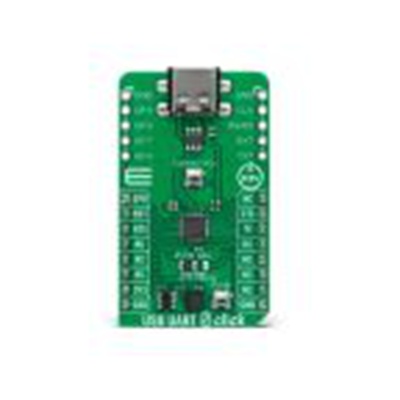 Brand-Rex,MIKROE-5574,Brand-Rex  USB UART 5 点阵 模块, USB 编程器, USB 至 UART, CP2110芯片, 用于定制应用, MIKROE-557