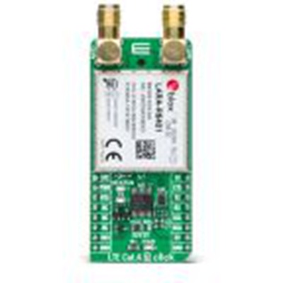 MikroElektronika,MIKROE-5991,MikroElektronika  附加板 GPS GPS（全球定位系统）板, LTE Cat 4, LARAL6004D-01B芯片, 用于