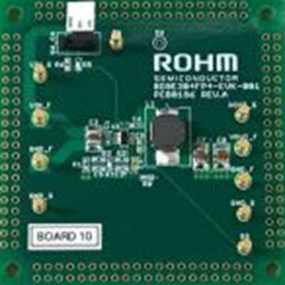 ROHM,BD9E304FP4-EVK-001,ROHM  BD9E304FP4-EVK-001, 降压转换器 评估套件, BD9E304FP4芯片, 用于开发单通道降压型 DC/DC 转换器