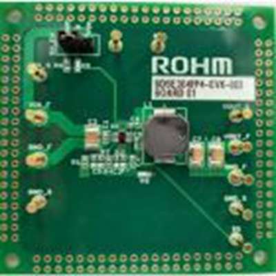 ROHM,BD9E304FP4-EVK-003,ROHM  BD9E304FP4-EVK-003, 降压转换器 评估套件, BD9E304FP4-LBZ芯片, 用于开发单通道降压型 DC/DC 转换器