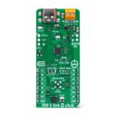 MikroElektronika,MIKROE-6174,MikroElektronika  Infineon USB Type C 电源控制器, USB 电源控制器 控制器板, CYPD3178芯片