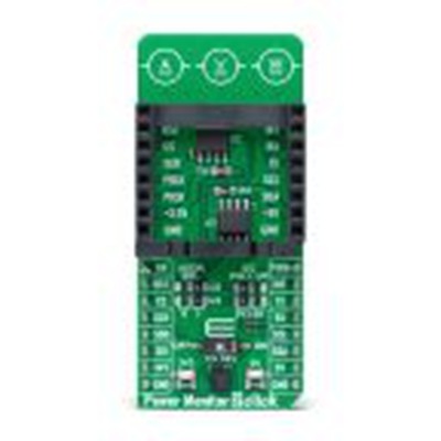 MikroElektronika,MIKROE-6202,MikroElektronika  Texas Instruments 12位 I2C 输出数字电源监控器 开发模块, 电流传感器, INA2