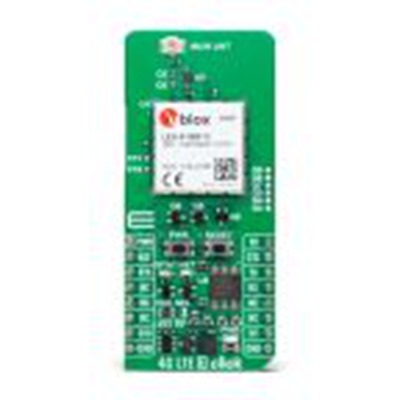MikroElektronika,MIKROE-6380,MikroElektronika  LTE物联网14点阵 LTE 评估测试板, LTE, SIM7090G芯片, 用于无线数据通信 2650 