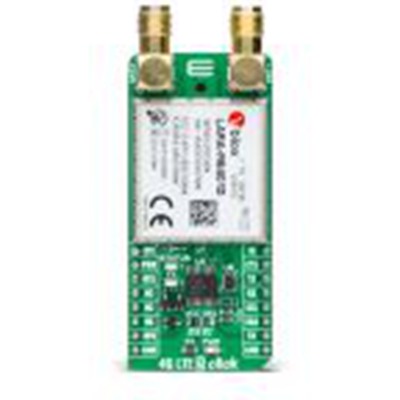 MikroElektronika,MIKROE-6476,MikroElektronika  4G LTE 2 点阵 LTE Cat 1 MikroBus Click 板, LTE Cat 1, LA