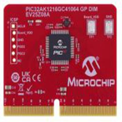 Microchip,EV25Z08A,Microchip  PIC32AK1216GC41064 开发板, EV25Z08A处理器, PIC32系列