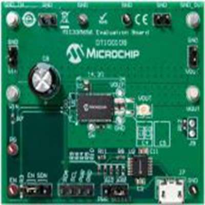 Microchip,DT100108,Microchip , MIC33M656处理器 DT100108, DT100108 MIC33M656 6A 降压模块评估板