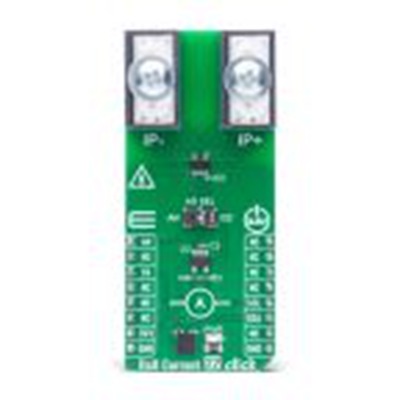 MikroElektronika,MIKROE-6632,MikroElektronika  霍尔电流22点阵, 电源 附加板, Hall Effect Current Sensor芯片, 用于开发m