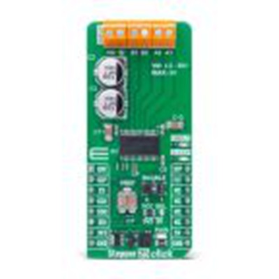 MikroElektronika,MIKROE-6561,MikroElektronika  步进机25点阵 附加板, SPI, Stepper Motor Driver芯片, 用于mikroBUS,
