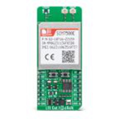 MikroElektronika,MIKROE-6560,MikroElektronika  LTE Cat.1 8 点阵 LTE 附加板, LTE, LTE Cat 1 Module芯片, 用于mi