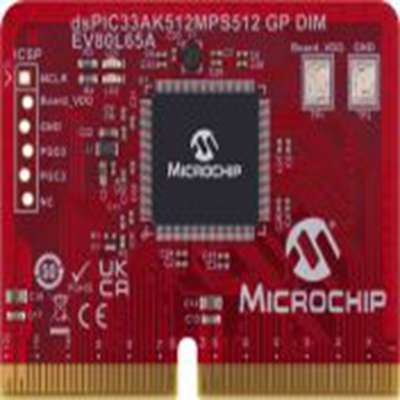 Microchip,EV80L65A,Microchip  dsPIC33 微控制器开发工具, 智能电源控制 评估套件, dsPIC33AK512MPS512处理器, dsPIC33内核 EV80L6