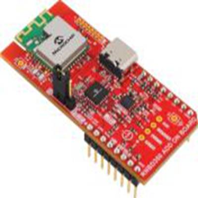 Microchip,EV65D15A,Microchip  RNBD350 附加板 蓝牙 附加板, 开发板, RNBD350PE芯片, 用于蓝牙低能耗射频模块, EV65D15A