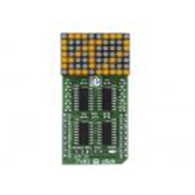 MikroElektronika,MIKROE-2790,MikroElektronika, MIKROE-2790 LED 点阵显示屏 开发板 显示电路板, 7 x 10 Y Click 74HC5