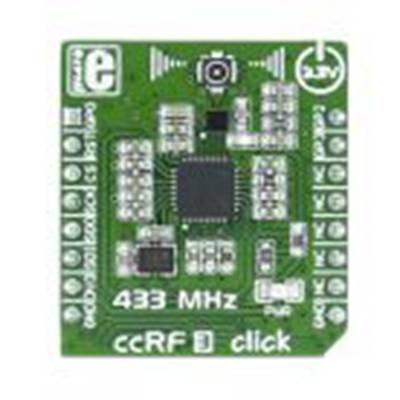 MikroElektronika,MIKROE-2389,MikroElektronika  ccRF3 点阵 OOK, MSK, FSK, GFSK, SPI, 射频收发器, GPIO, CC112