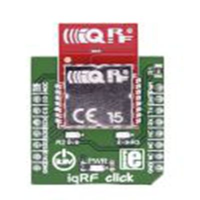 MikroElektronika,MIKROE-2586,MikroElektronika  IQRF Click GFSK, SPI, 模拟, 射频收发器, GPIO, UART, TRto76D芯