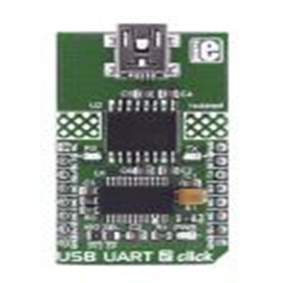 MikroElektronika,MIKROE-2674,MikroElektronika  USB UART 2 Click 接口开发工具, UART, GPIO, USB, ADuM4160芯片,