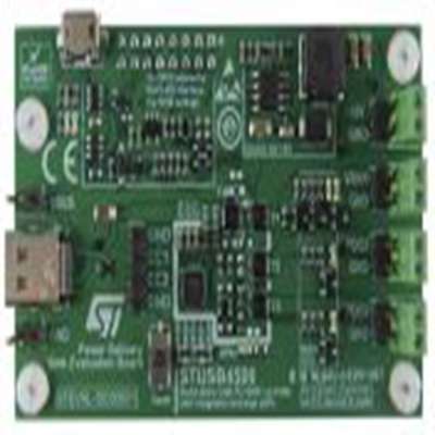 STMicroelectronics,STEVAL-ISC005V1,STMicroelectronics  用于 STUSB4500 USB 供电控制器的评估板 评估测试板, USB 供电, L79