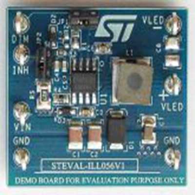STMicroelectronics,STEVAL-ILL056V1,STMicroelectronics  LED驱动器, STEVAL-ILL056V1 评估测试板, STEVAL, 用于调光 l