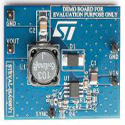 STMicroelectronics,STEVAL-ISA098V1,STMicroelectronics  演示板, 电源 评估测试板, L7985A芯片, 用于开发降压开关电源