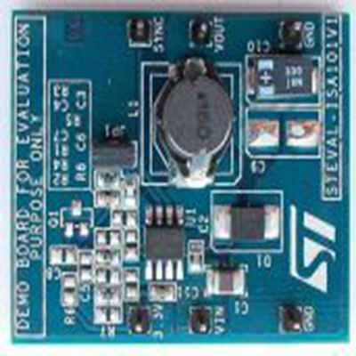 STMicroelectronics,STEVAL-ISA101V1,STMicroelectronics  演示板, 电源管理 评估测试板, L5973D芯片, 用于开发降压开关稳压器